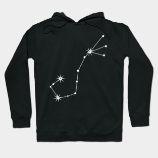 Scorpio on Black Hoodie